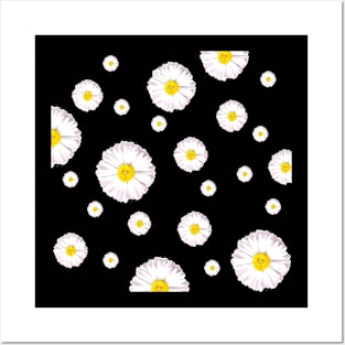 Floral Daisy Design Posters and Art